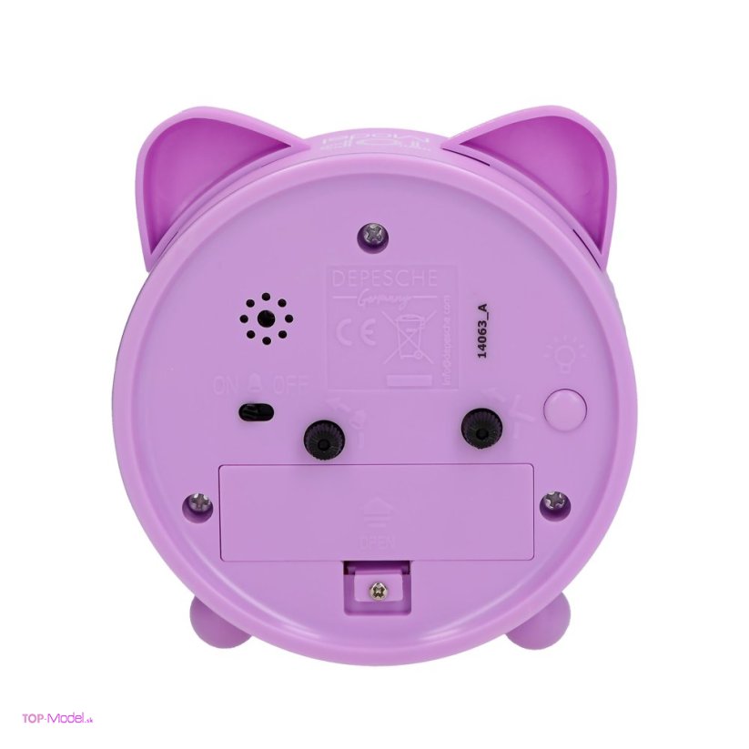 Budík TOPModel BLOOMING KITTY