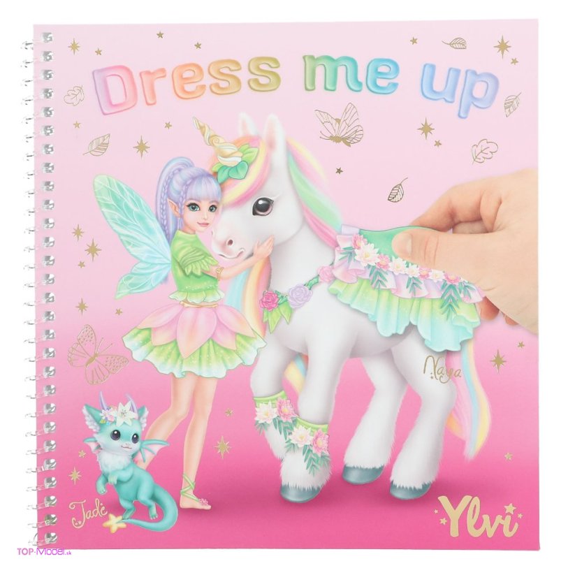 YLVI Kreatívny zošit Dress me up