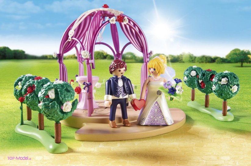Playmobil 9229 Svadobný pavilón s nevestou a ženíchom
