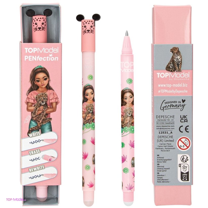 Zmazateľné pero TOPModel leopard