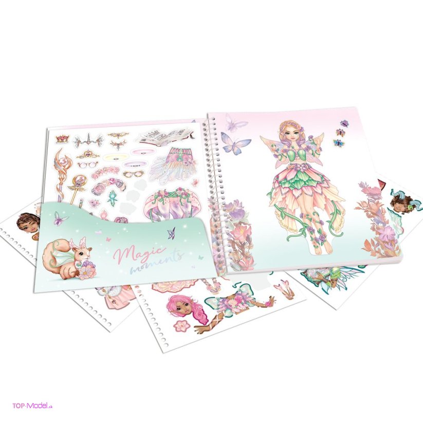 Kreatívny zošit Top Model Dress me up Fantasy