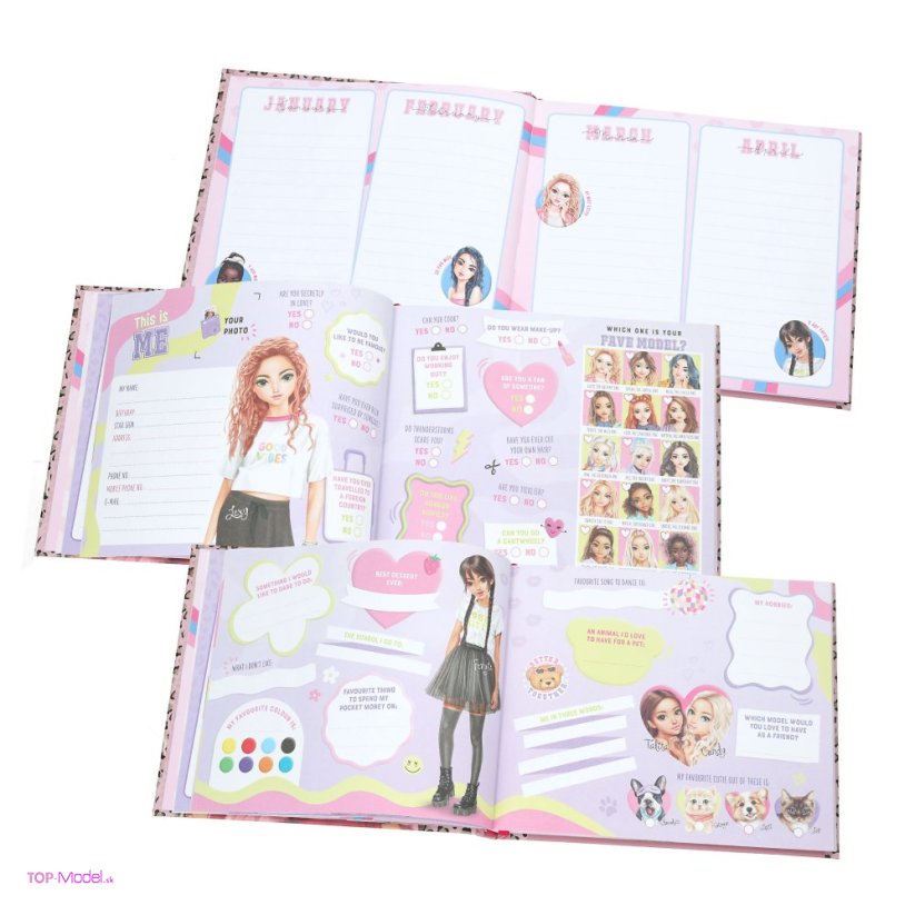 TOPModel Kniha priateľstva LEOHEART