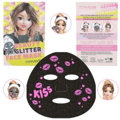Top Model Beauty FACE Mask glitter čierna