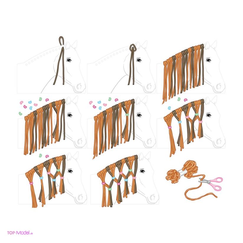 Miss Melody DIY Konská hriva
