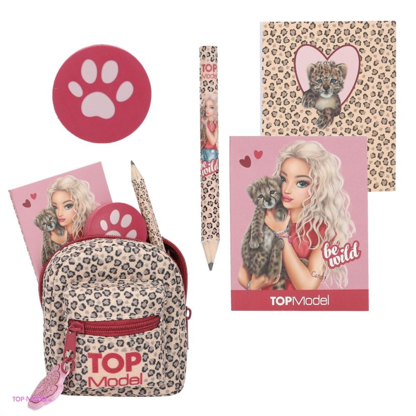 TOPModel minibatoh s písacími potrebami LEOHEART