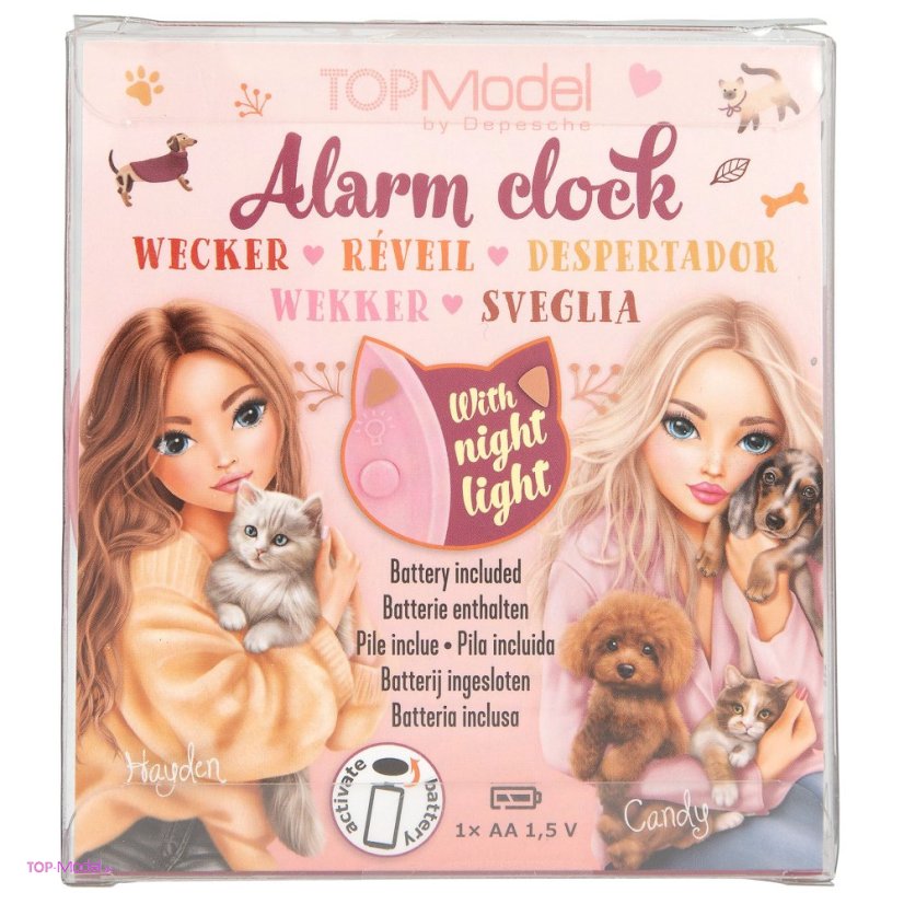 TOPModel Budík FUR EVER FRIENDS