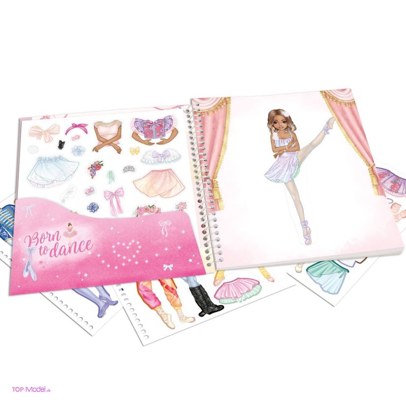 Kreatívny zošit Top Model Dress me up BALLET
