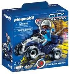 Playmobil 71092 Policajná rýchlostná štvorkolka