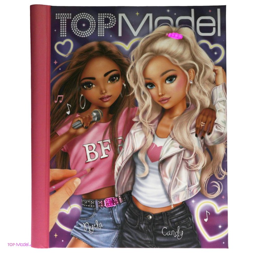 Omaľovánka TOPModel s LED podsvietením a zvukom MY BFF