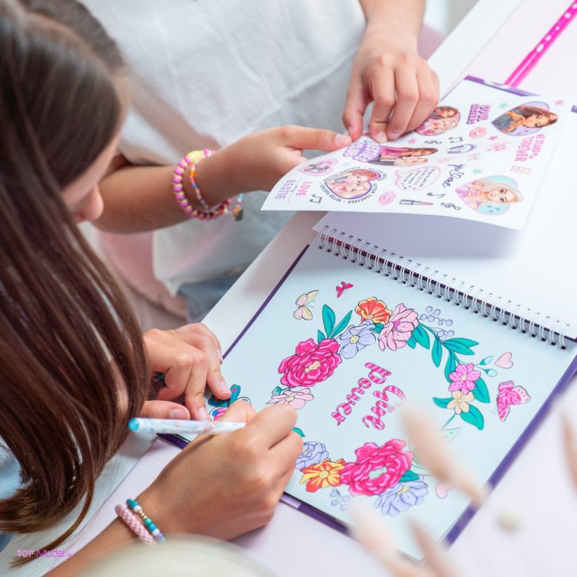 Omaľovánka TOPModel s LED podsvietením a zvukom MY BFF