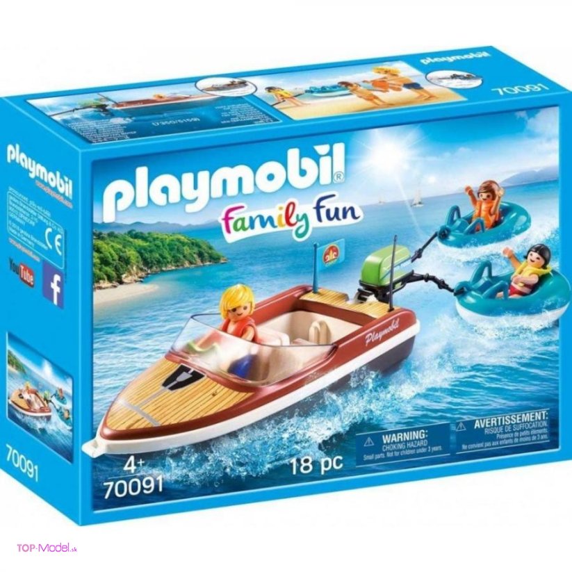 Playmobil 70091 Motorový čln s vodnými kolesami
