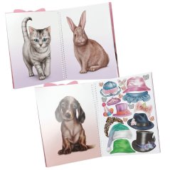 Kreatívny zošit TOPModel Dress me up CUTE ANIMALS