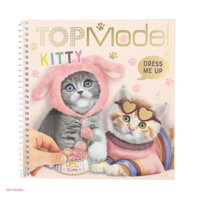 Kreatívny zošit TOPModel Dress me up KITTY