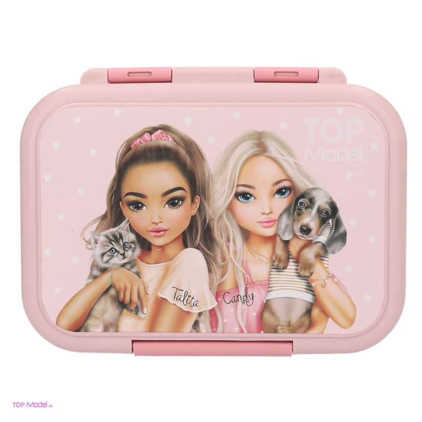 Desiatový box TOPModel nerezový PINK