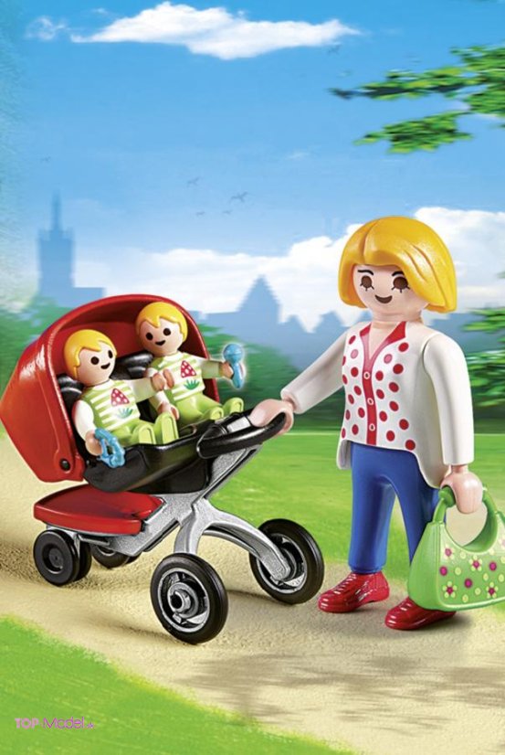 Playmobil 5573 Kočík pre dvojčatá