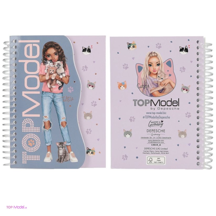 Poznámkový blok TOPModel CAT LOVE