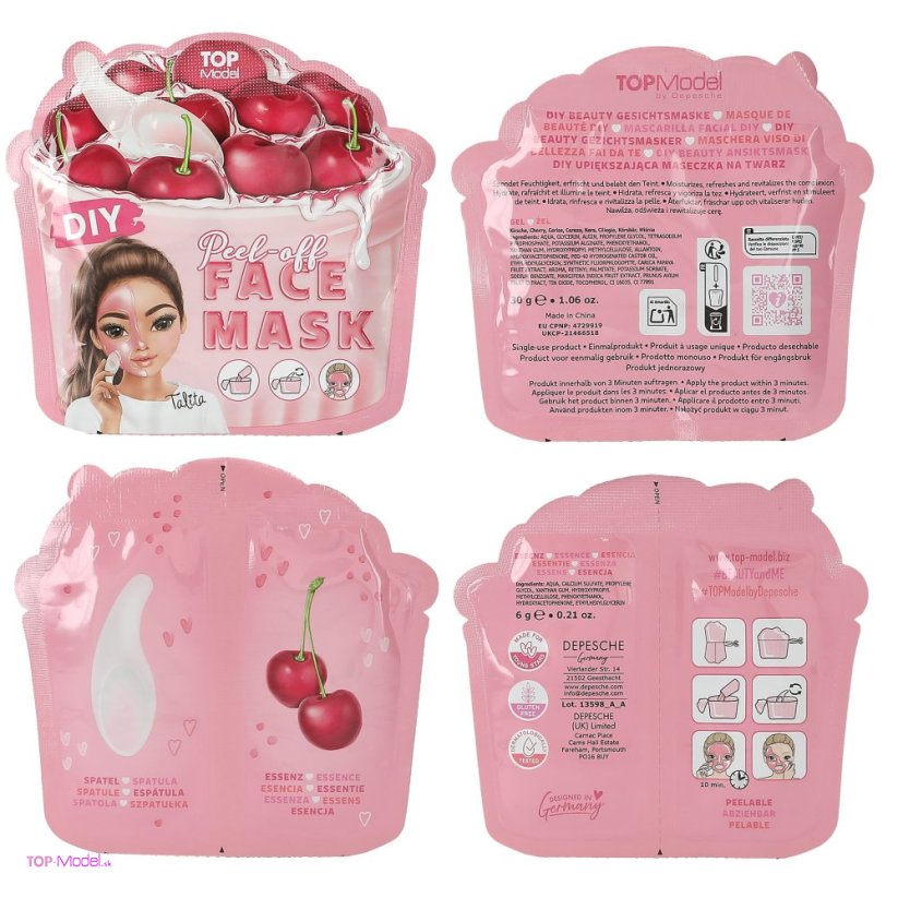 Top Model Beauty FACE Mask DIY cherry