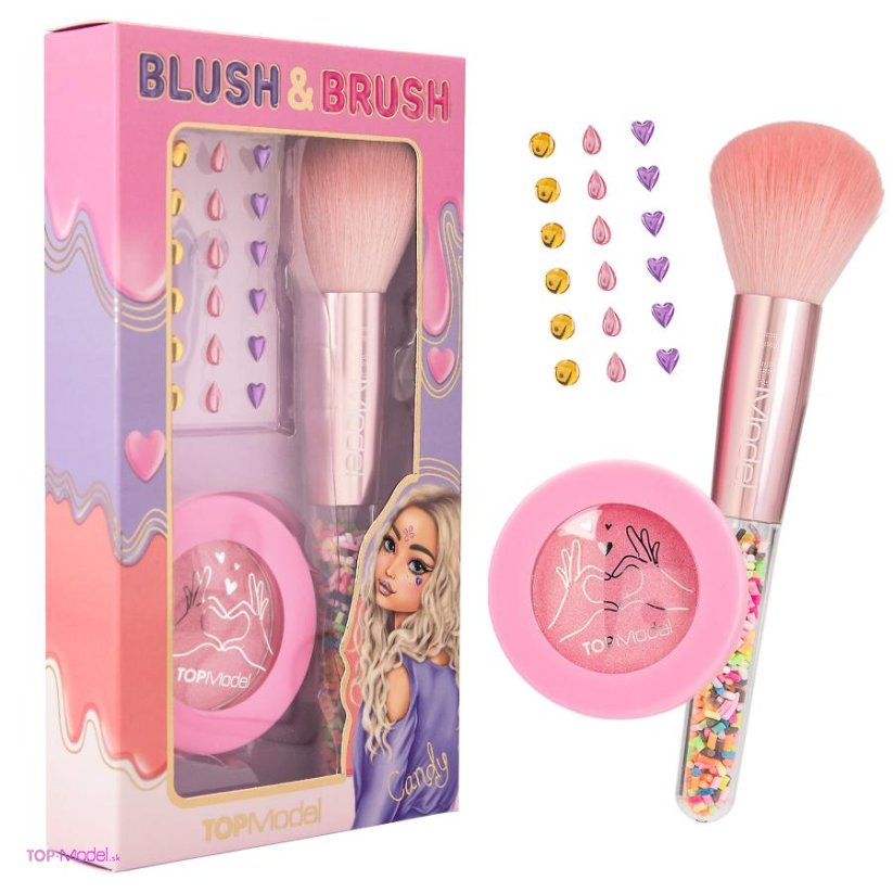 TOPModel Blush and Brush Set