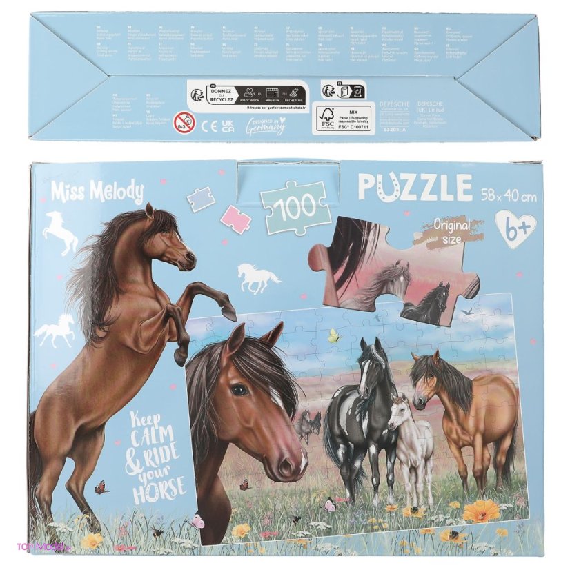 Miss Melody puzzle 100pcs