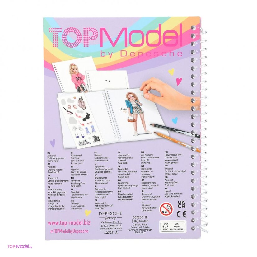 Maľovanky TOPModel Pocket DOGGY
