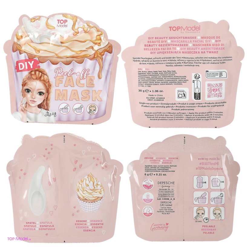 Top Model Beauty FACE Mask DIY sweet cake
