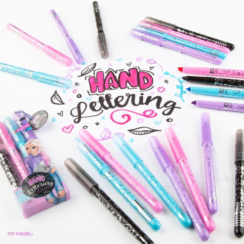 Handlettering perá Top Model