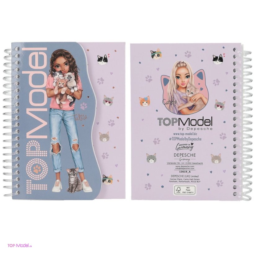Poznámkový blok TOPModel CAT LOVE