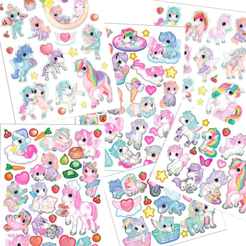 YLVI Unicorn Stickerworld