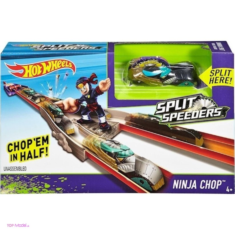 Hot Wheels Split speeders dráha s ninjou