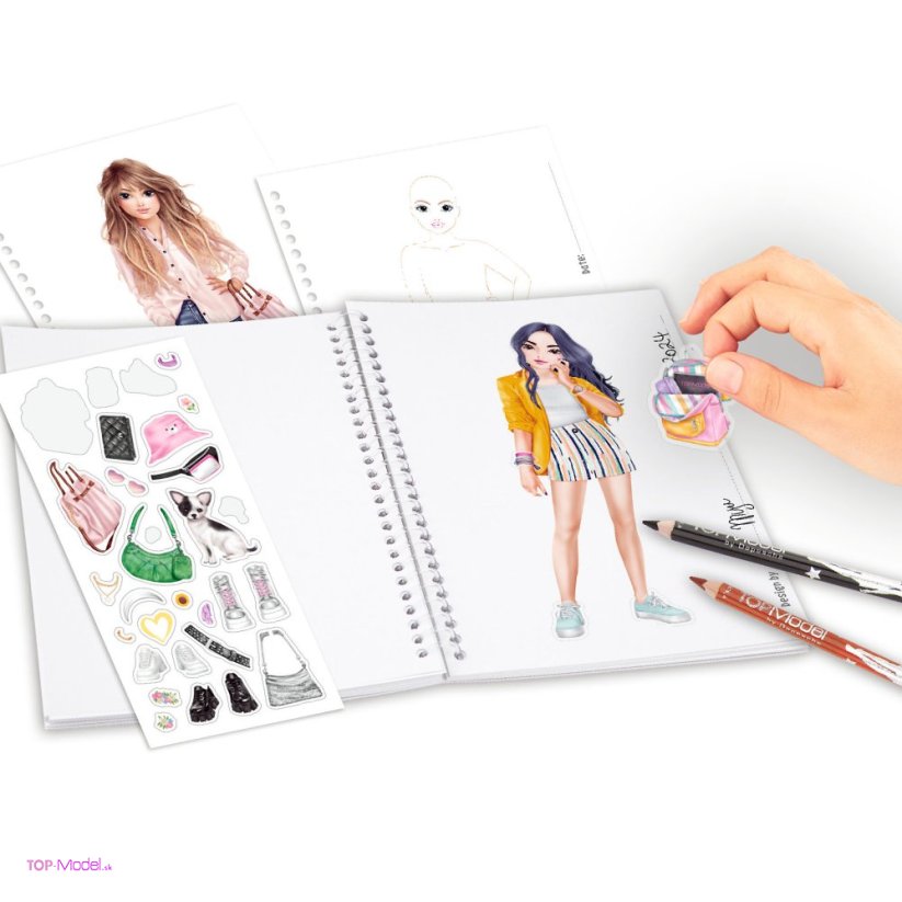 Maľovanky TOPModel Pocket